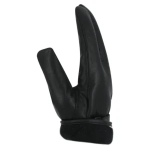 PIP-212 Black Leather Driving Gloves - Image 2