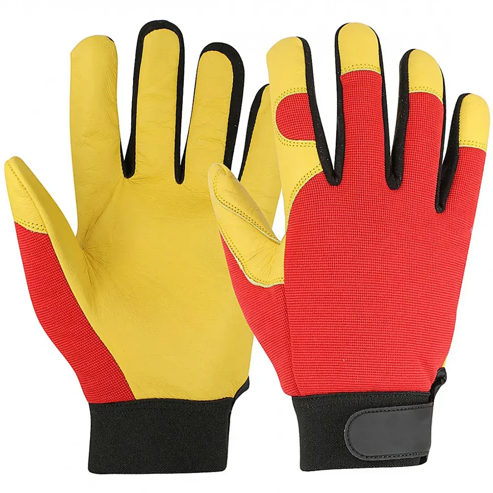 Leather Mechanic Gloves High Quality