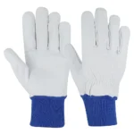 Knitted Wrist Goatskin Driving Gloves