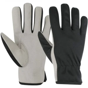 PIP-611 Synthetic Leather Gloves Dark Blue - Image 2