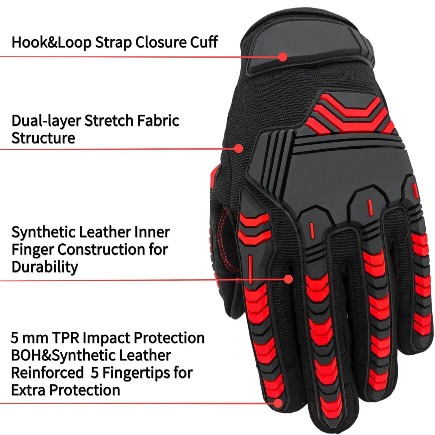 Synthetic Leather Gloves