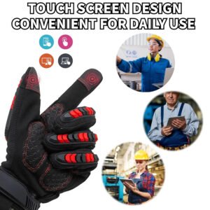 Synthetic Leather Gloves - Image 5