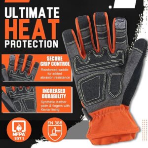Synthetic Leather Gloves - Image 5