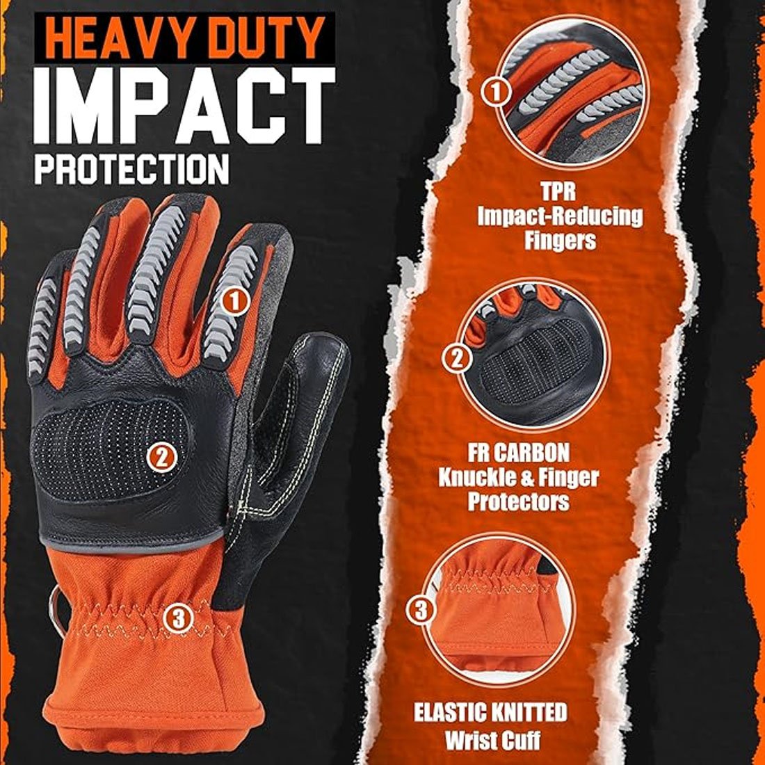 Synthetic Leather Gloves