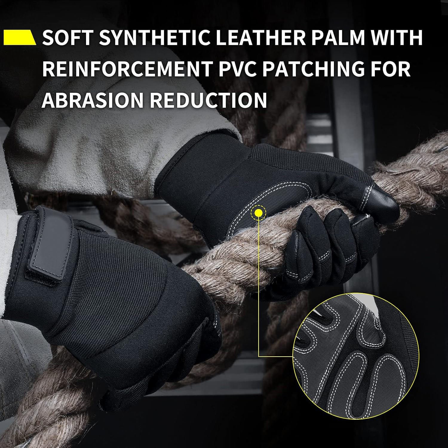 Synthetic Leather Gloves