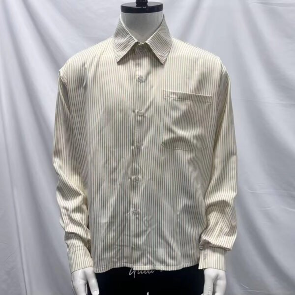 Cotton Long Sleeve Mens Shirts Slim Fit
