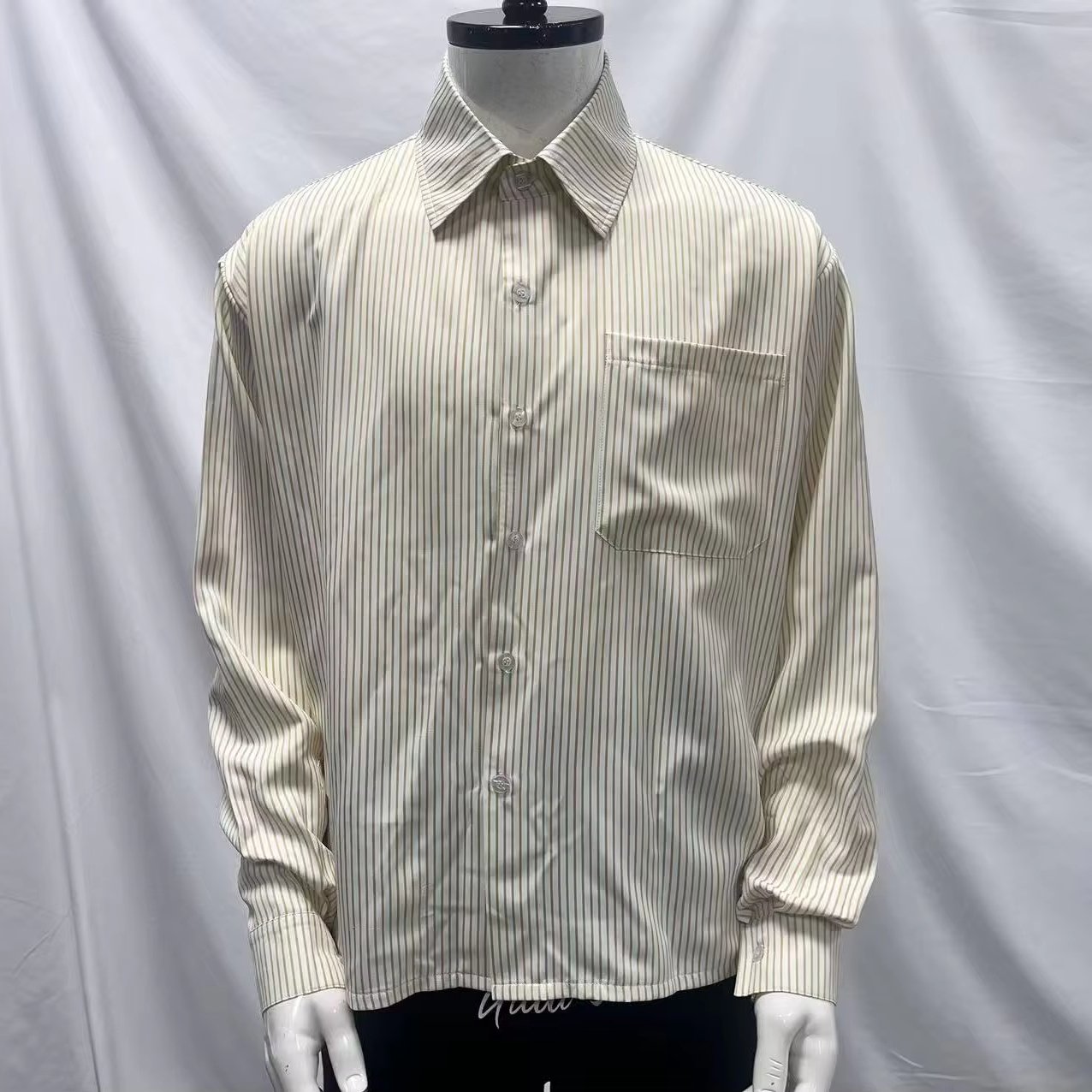 Cotton Long Sleeve Mens Shirts Slim Fit