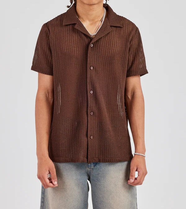Oversized Camp Shirt for Man