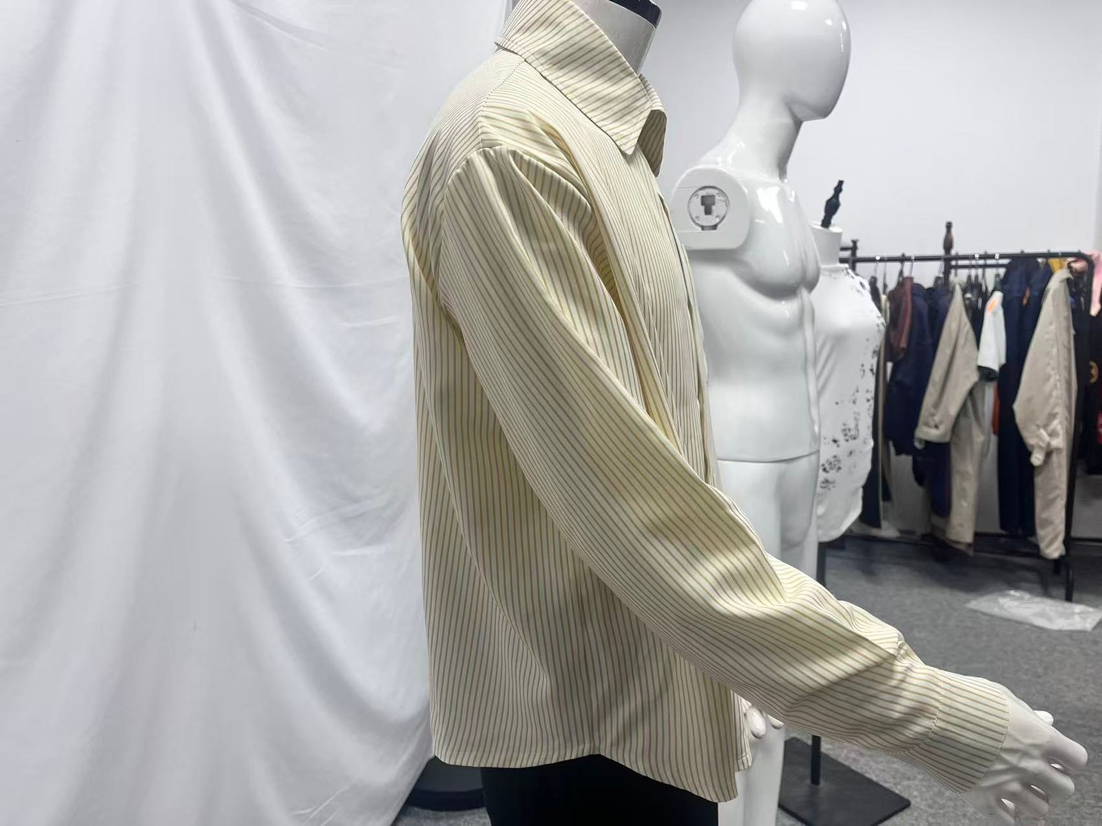 Cotton Long Sleeve Mens Shirts Slim Fit