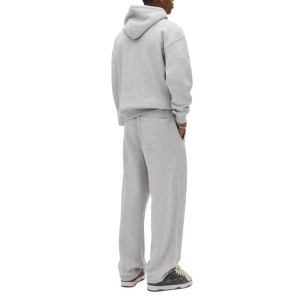 Men's Fleece Tracksuits - Cotton Polyester Blank Pullover Hoodie Set