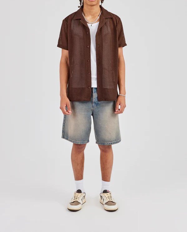 Oversized Camp Shirt for Man