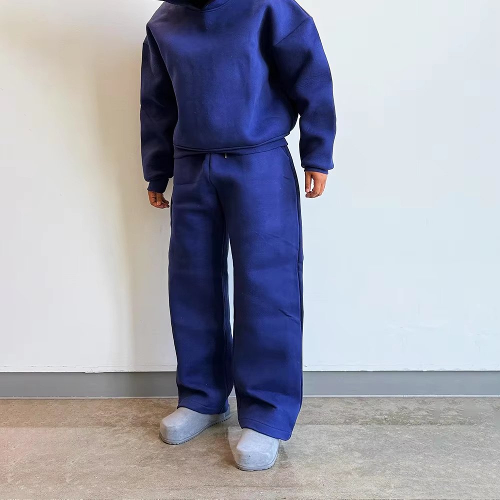 Men's Streetwear Blank Heavyweight Tech Fleece Tracksuit Jogging