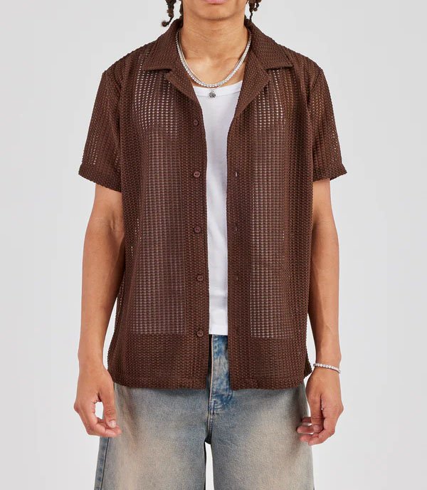 Oversized Camp Shirt for Man