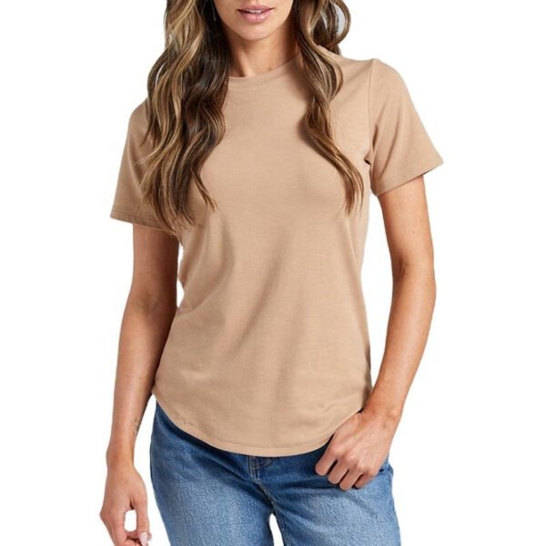Custom Graphic Blank Curved Hem Women’s T-Shirt Custom Graphic Blank Curved Hem Women’s T-Shirt