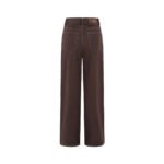 Women’s Washed Faded Micro Flare Wide Leg Denim Jeans