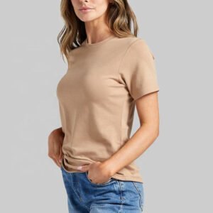 Custom Graphic Blank Curved Hem Women’s T-Shirt