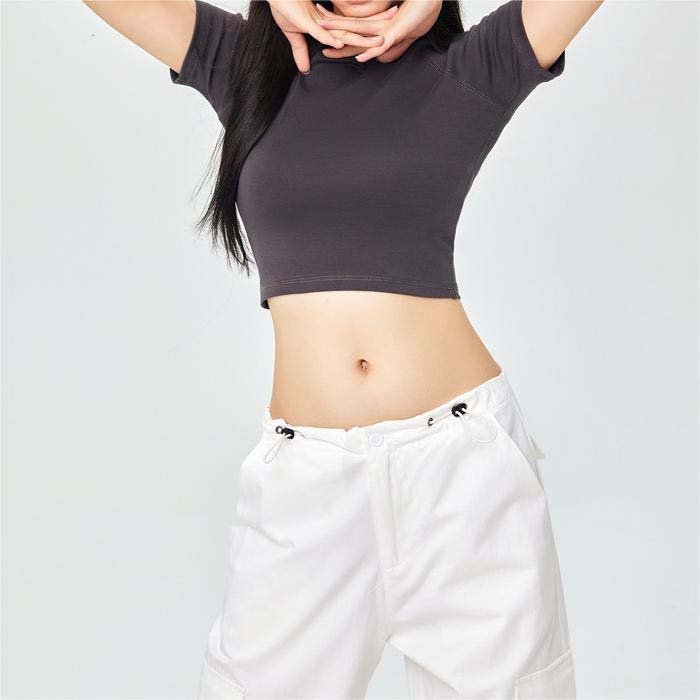 Women’s Breathable Fitness Crop Top | Yoga & Gym Workout Tee