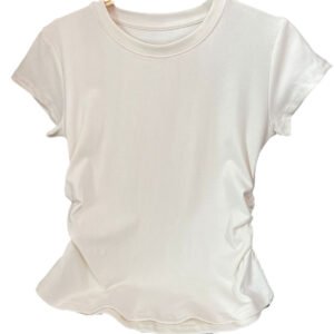 White Summer Tee Shirt for Women & Girls - Image 5