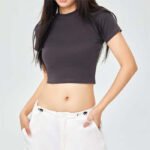 Women’s Breathable Fitness Crop Top | Yoga & Gym Workout Tee
